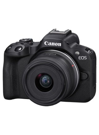 EOS R50 Mirrorless Camera Content Creator Kit, Black including RF-S18-45mm F4.5-6.3 IS STM Lens (Upgraded M50 Mark II Model) - view 3
