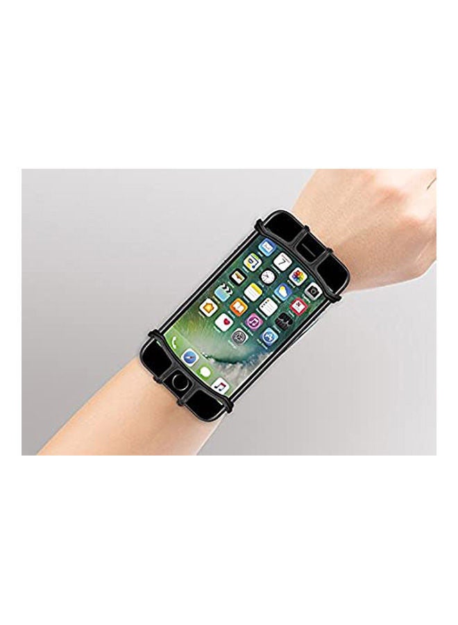 NIBEMINENT Rotatable Mobile Phone Arm Bag Band Running Cycling Outdoor Wrist Dual Purpose Black - Image 2