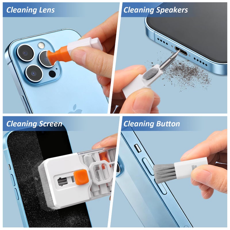Ordilend Keyboard Cleaning Kit Laptop Cleaner, All-in-1 Computer Screen Cleaning Brush Tool, Multi-Function PC Accessories Electronic Cleaner Kit Spray for iPhone iPad Macbook Earbud Camera Monitor with Patent - Image 3