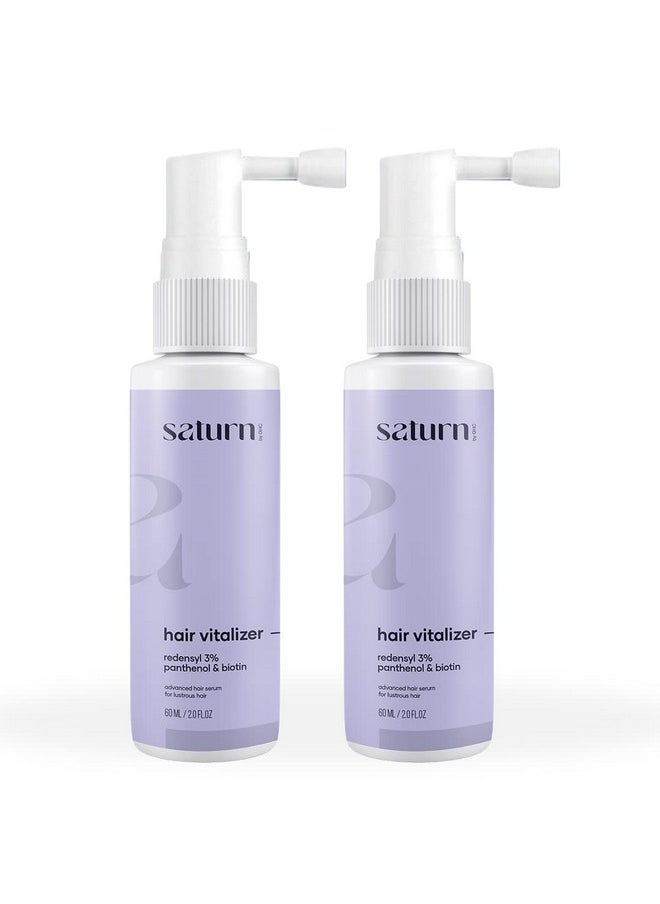 Saturn by GHC Procapil Hair Growth Vitalizer Powered With 3% Redensylprevents Hair Fallpromotes Hair Growth&Nourishes Hair Folliclesparaben&Sulphate Free60 Ml Each (Pack Of 2)300 Grams  - Image 1