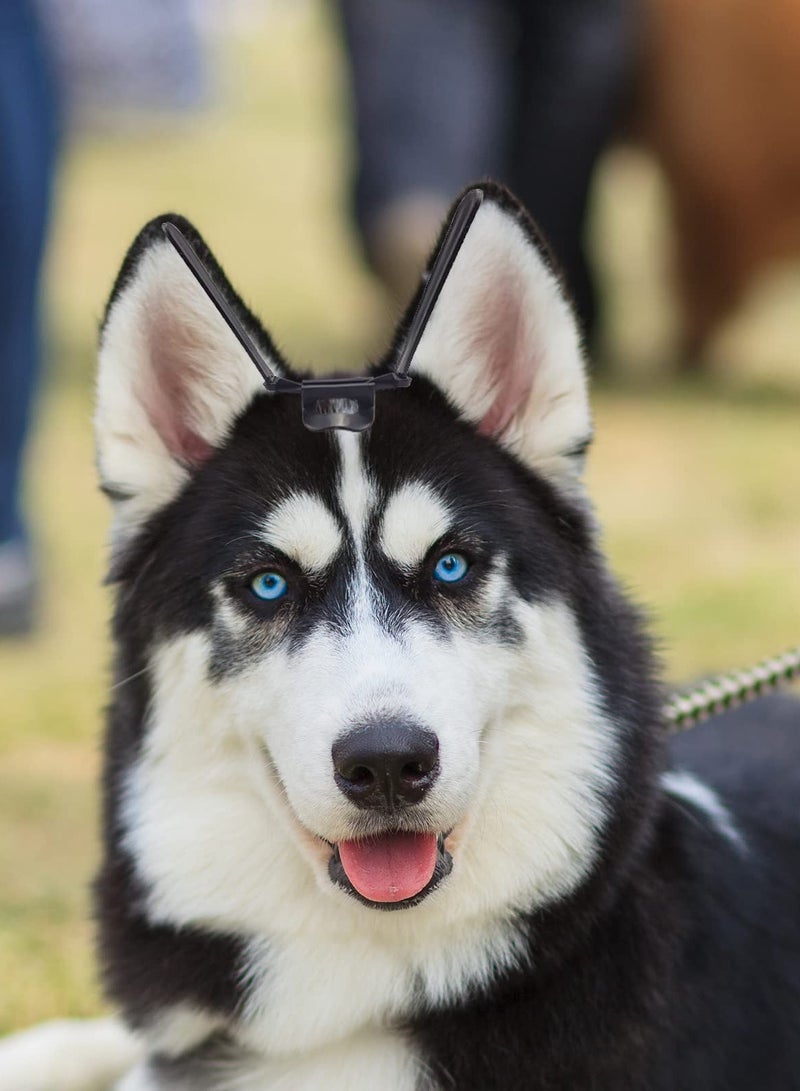 Excefore Dog Ear Care Tool, Pet Dog Ear Fixed Support Up Correction Vertical Stand for Doberman Pinscher Dog Samoyed in Black - Image 3