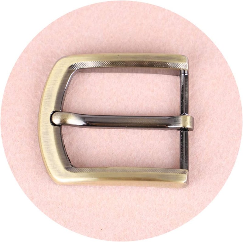 McFanBe 1.5 Inches (38-40 mm) Belt Buckle Single Prong Square Replacement Buckle for Men Women Belt - Image 3