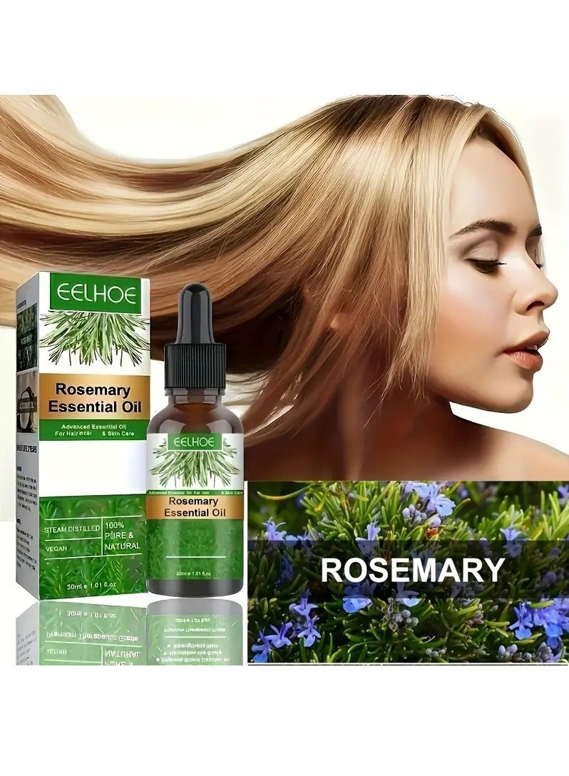 EELHOE Rosemary Oil for Hair Growth, Organic Rosemary Essential Oil ,Hair Loss Treatment, Nourishment Scalp, Stimulates Hair Growth, Improves Scalp Circulation, Rid of Itchy and Dry Scalp, for Men Women - Image 2