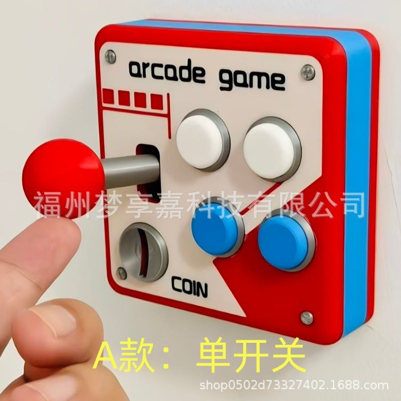 Vintage Arcade Switch Panel 3D Print - Image 2