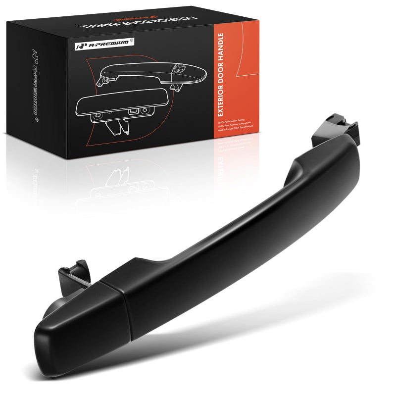 APremium Front Right or Rear Left or Rear Right Exterior Door Handle Compatible with Nissan Altima 20072013 Sentra 20072012 Primed Black Replace 82606JA59A