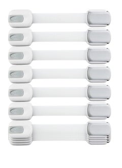 ferepiper Ferepiper 10 Pcs Child Safety Strap Locks For Cabinets And Drawers With Adhesive Pads  - Image 1