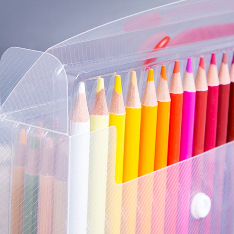 Colored Pencils Set 210 Unique Bright Shades - Water-soluble Blendable Smooth Application Ergonomic Wooden Handle for Artists Students Art Enthusiasts - Image 3