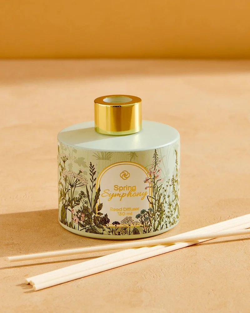 ردتاغ مجموعة هدايا معطرات منزلية "سيمفونية الربيع" (شمعة وموزع روائح)