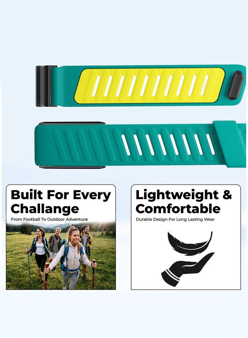 CATANES Sports Strap Compatible with Whoop 5.0 Soft - Breathable Silicone Strap Adjustable Replacement Wristband for Whoop 5.0 Band - Image 3