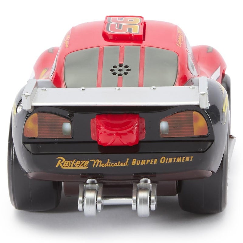 Disney Store Official Lightning McQueen Push 'N' Go Talking Vehicle - Pixar Cars Toys - Talking & Moving Action - Cars Movie Toys - Engine Reveal & Catchphrases - Disney Gift for Boys - Image 5