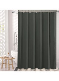 Premium Shower Curtain Thick Fabric Waffle Weave Design 5-Star Hotel Quality, Waterproof Mildew-proof No Smell Washable with 12 Hooks for Bathroom (Green, 180 x 180cm) - pzsku/Z24E0811936B2D65F524CZ/45/_/1740663292/1aba2196-09b5-4a67-8803-4e62d0dd510d