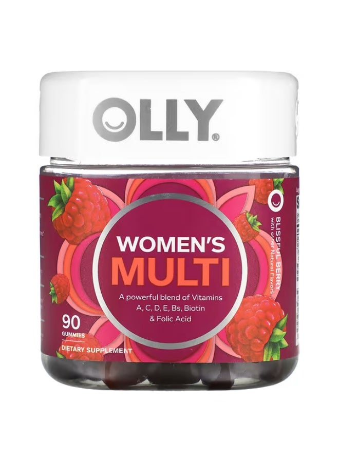 OLLY, Women's Multi, Blissful Berry , 90 Gummies