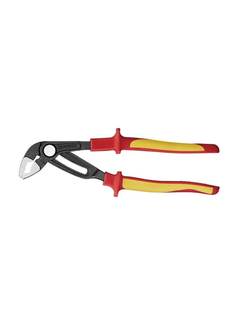 TENGTOOLS Insulated Water Pump Plier 260mm, 1000V VDE, Quick Adjust, 38mm Capacity – MBV482-10Q by TengTools - Image 1