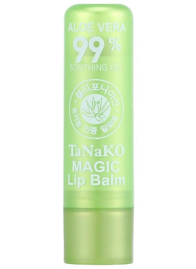 TANAKO Aloe Vera Soothing Magic Lip Balm Green -1Pcs  - Image 1