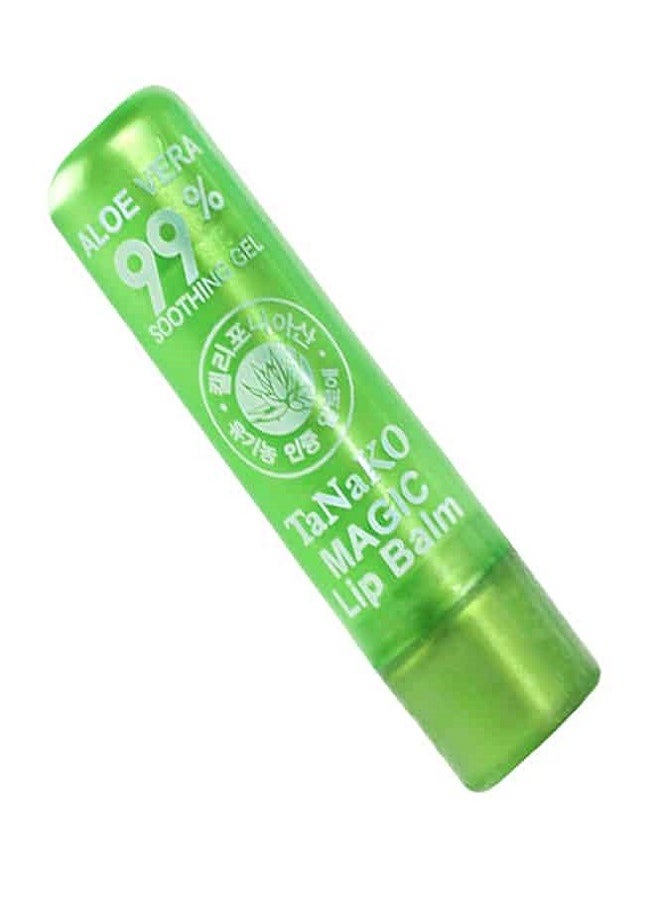 TANAKO Aloe Vera Soothing Magic Lip Balm Green -1Pcs  - Image 2