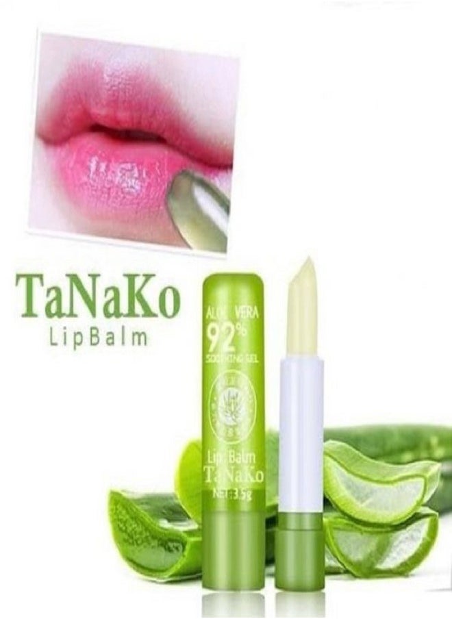 TANAKO Aloe Vera Soothing Magic Lip Balm Green -1Pcs  - Image 4