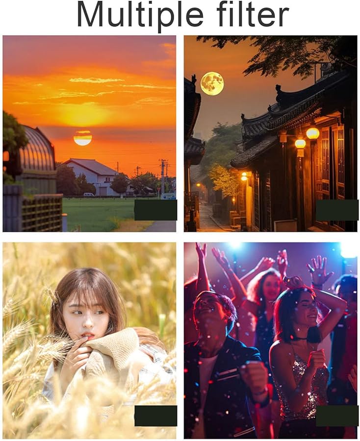 Asixxsix 4K 64MP Digital Camera 18X Zoom 2.88 Inch Screen with Tripod LED Fill Light Pink - Image 3