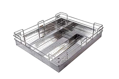 SANJARI SANJARI Stainless Steel Kitchen Basket | Kitchen Rack | Premium Kitchen Organizer | Modular Kitchen Basket Set of 3 With 20 inch Channel (17 Inch)  - Image 2