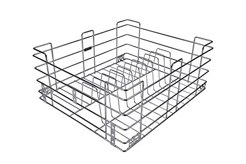 SANJARI SANJARI Stainless Steel Kitchen Basket | Kitchen Rack | Premium Kitchen Organizer | Modular Kitchen Basket Set of 3 With 20 inch Channel (17 Inch)  - Image 4