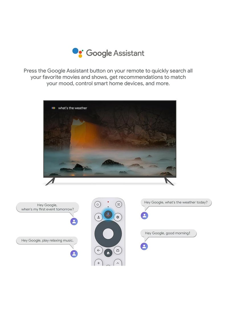 ONN - ONN. Google TV 4K UHD Resolution Streaming Box with Remote Control - Image 1