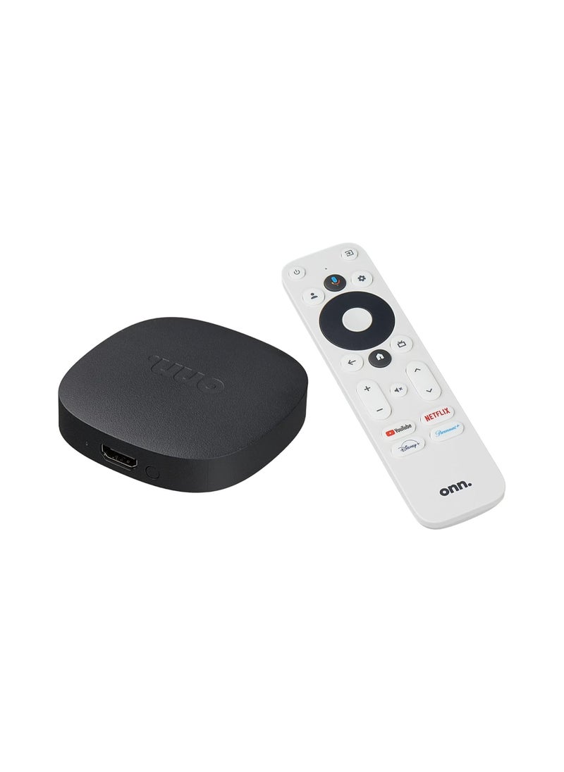 ONN - ONN. Google TV 4K UHD Resolution Streaming Box with Remote Control - Image 1