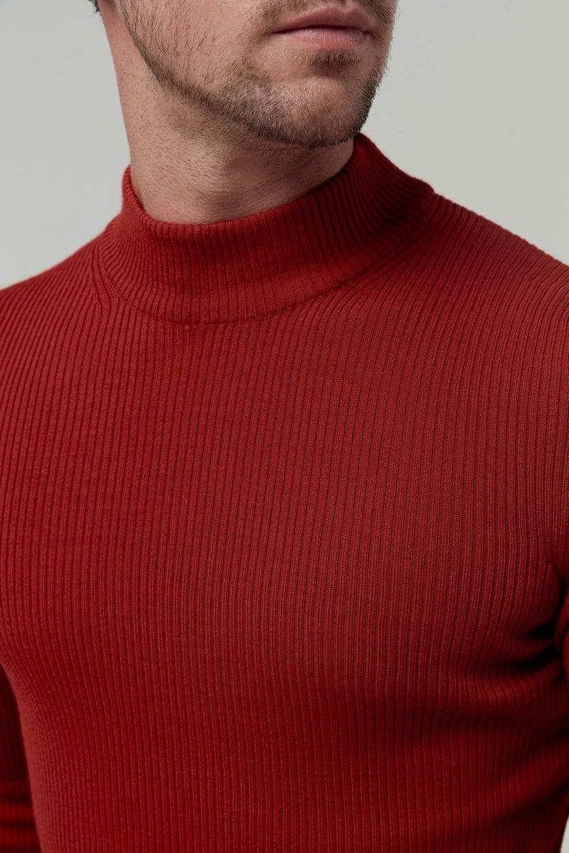 twn Slim Fit Tile Rib Knitted Sweater 9EC060631770M  - Image 5