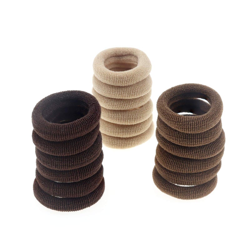 manipepe 100 Pack Nylon Small Hair Ties Seamless Ponytail Holder Toddlers Baby Girls' Hair Elastics - Image 5