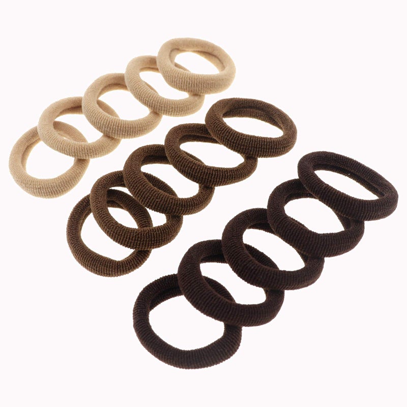 manipepe 100 Pack Nylon Small Hair Ties Seamless Ponytail Holder Toddlers Baby Girls' Hair Elastics - Image 3