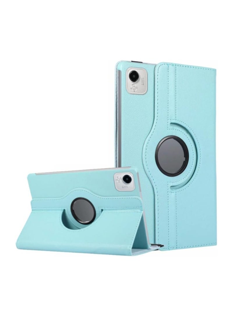 VKL Compatible with Honor Pad X9a 11.5 inch 2025 Released Tablet PU Leather Cover Sleep Wake Function 360 Rotating Stand Protective Shell (Sky Blue) - Image 1