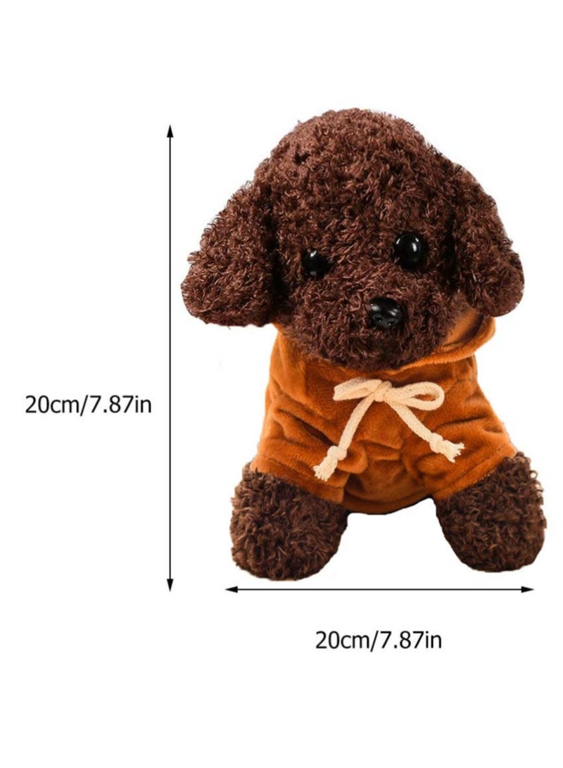 Cute Fluffy Teddy Dog Plush Toy for Kids Soft and Adorable 20CM Pillow Doll - Image 5