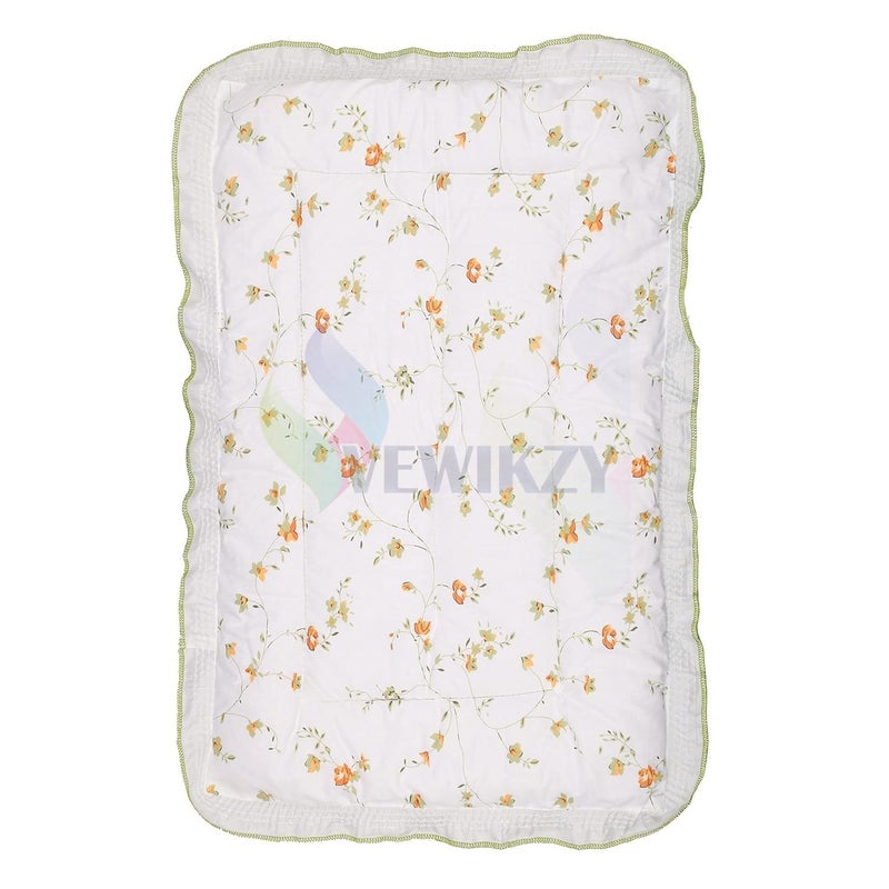 VEWIKZY New Born Baby Lacy Cotton Baby Bed Godari Swaddle Bed Godali Crib Sheet Bedding Set Godadi Baby Bed Baby Mattress Kids Bed Cradle Bed MultiColor Pack of 1