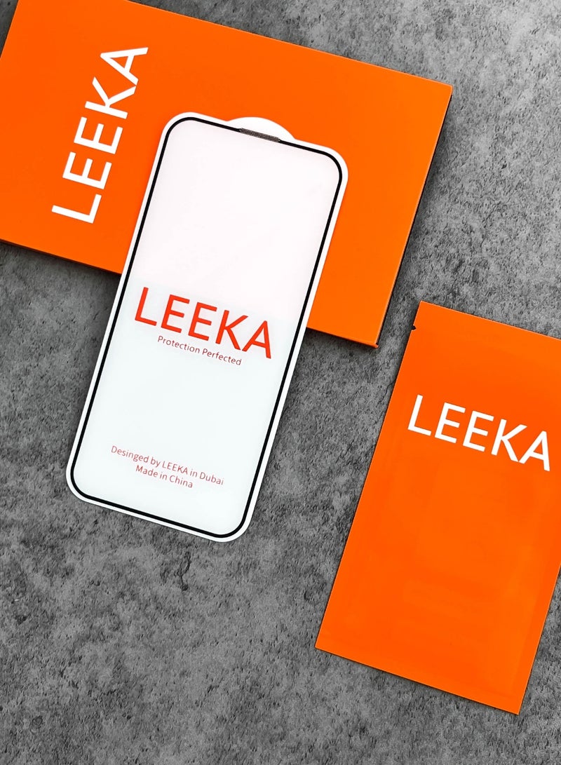 LEEKA iPhone 13 Pro Max Screen Protector with HD view Bubble Free, Anti-Drop and Anti-scratch full screen anti finger print protection with free Easy Installation kit and wipes tempered glass - Image 3