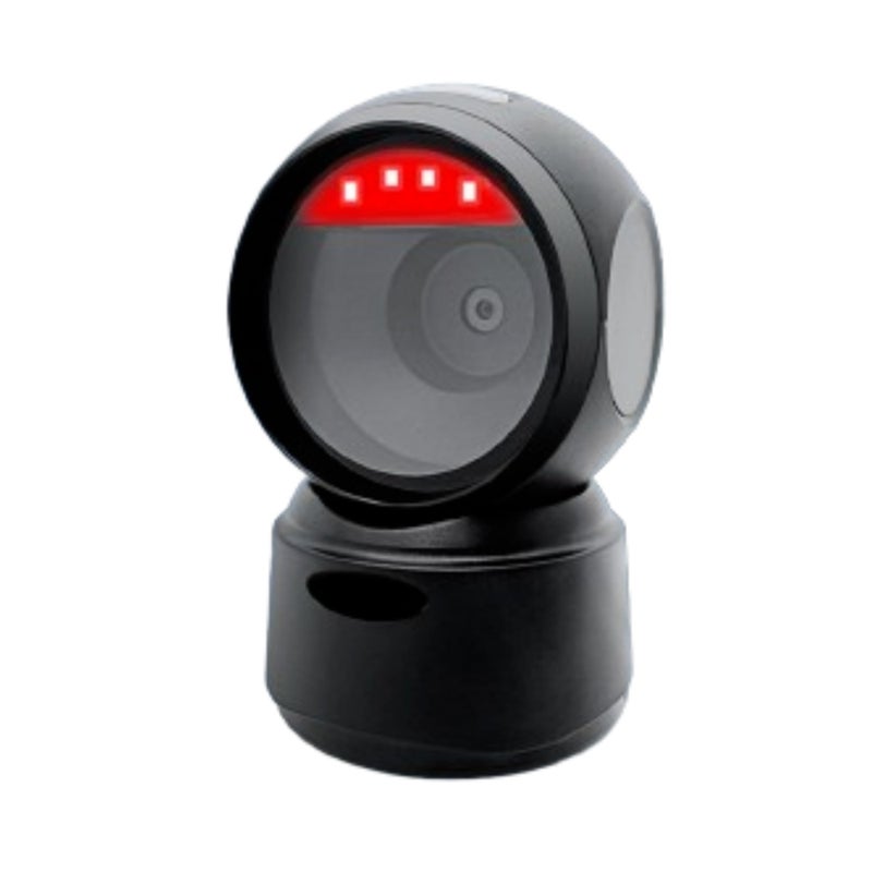 Wireless Desktop Barcode Scanner BT 5 0 1D 2D Handsfree Reader with Buzzer and LED for Retail Store - Image 2