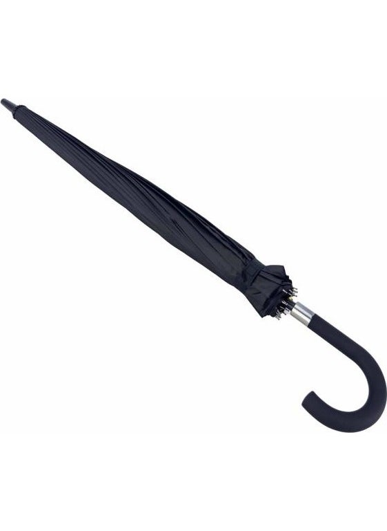Louisiana Polo - Covered Cane 24 Wire Umbrella Black 5373 - Image 1