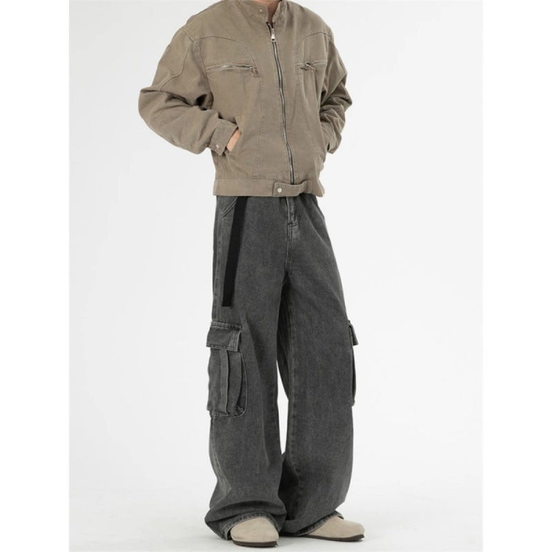 Unisex Casual Daily Denim Jeans - Image 3