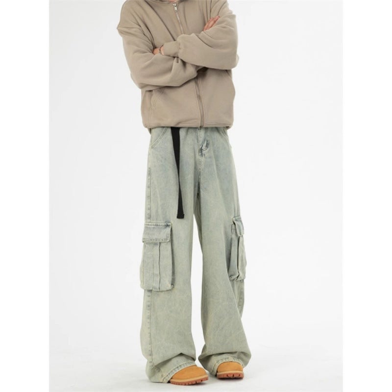 Unisex Casual Daily Denim Jeans - Image 4