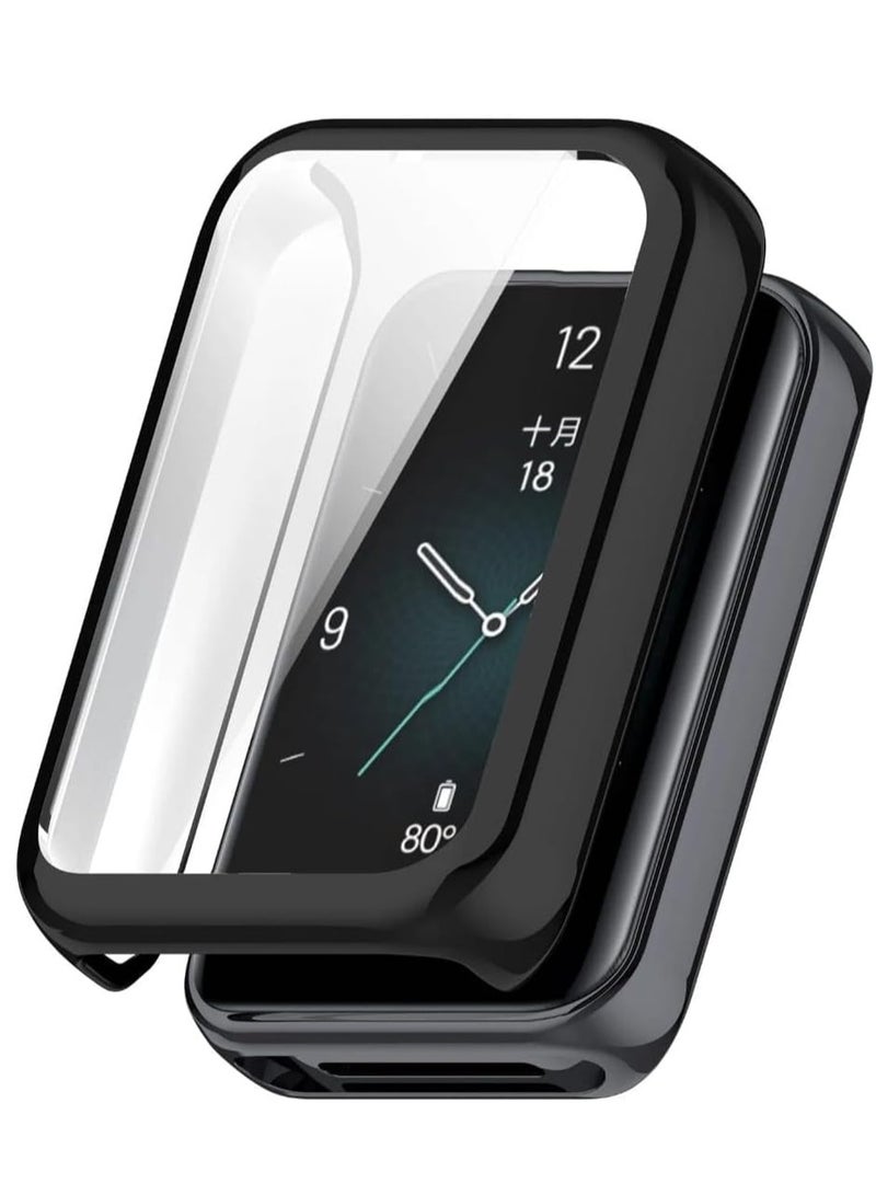 Glass Screen Protector with TPU Frame Easy Installation Clear Film Waterproof Bubble Free Compatible with watch 4 - Image 1