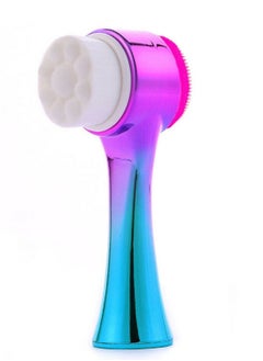 MARGOUN Facial Cleaning Brush 2 In 1  Double Sided With Soft Bristles and Silicone Exfoliating Pad Facial Massager Tool  - Image 1