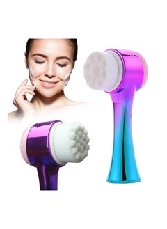 MARGOUN Facial Cleaning Brush 2 In 1  Double Sided With Soft Bristles and Silicone Exfoliating Pad Facial Massager Tool  - Image 4