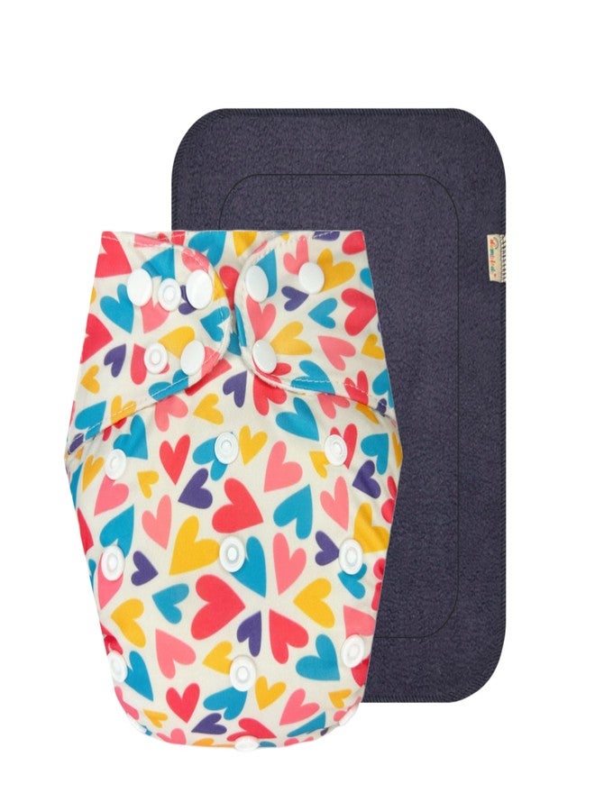 Dumbledo Premium Cloth Diaper with Gray Insert (Pack of 4) | Soft & Gentle | Breathable | Travel Friendly | Designed by Moms | 3 Months - 3 Years | Unisex Baby - Image 2
