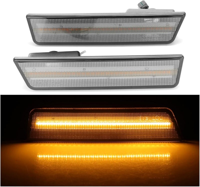 QASULER Dynamic Turn Signal Lights for Dodge Challenger - Image 5