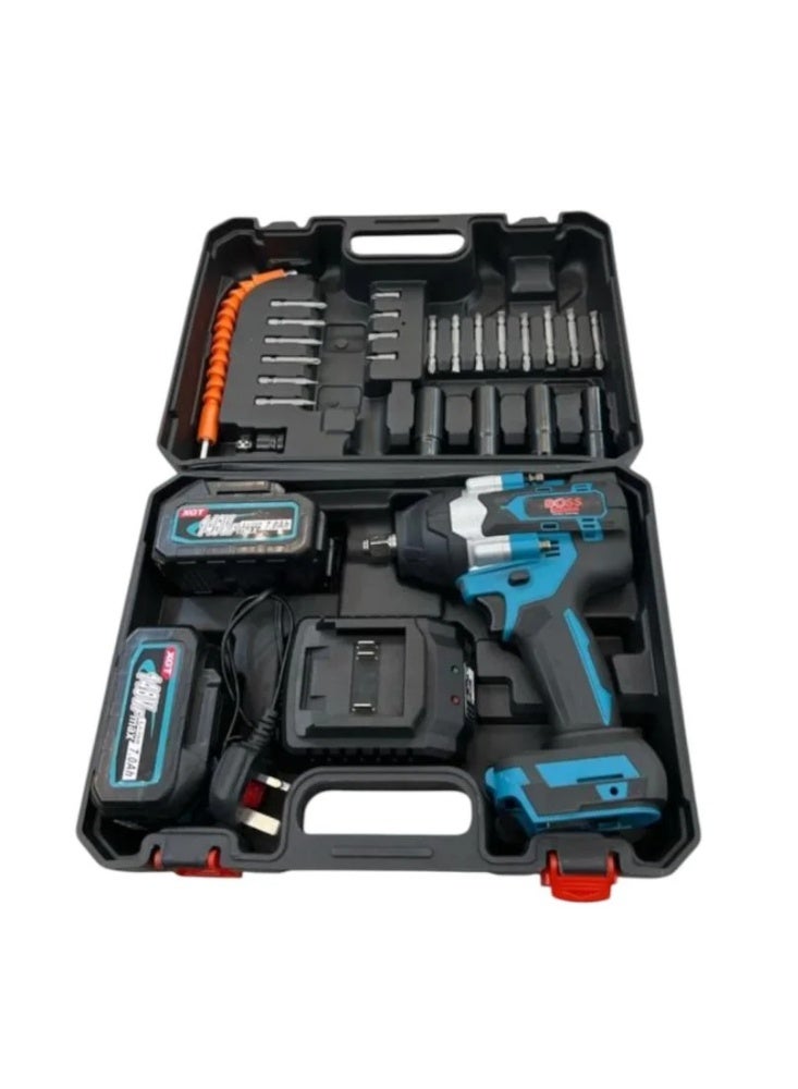 بووس مفك اتوماتيك للكفرات لاسلكي معا بطاريتين شحن