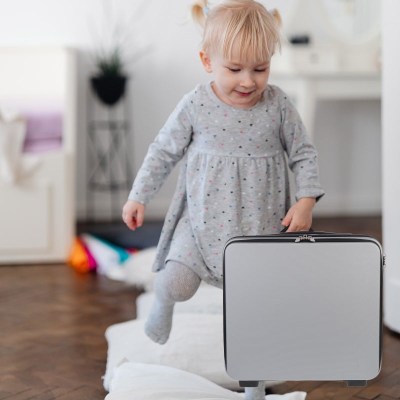 Travel Handheld Suitcase Portable Makeup Storage Case Wear-resistant Small Suitcase - Image 4