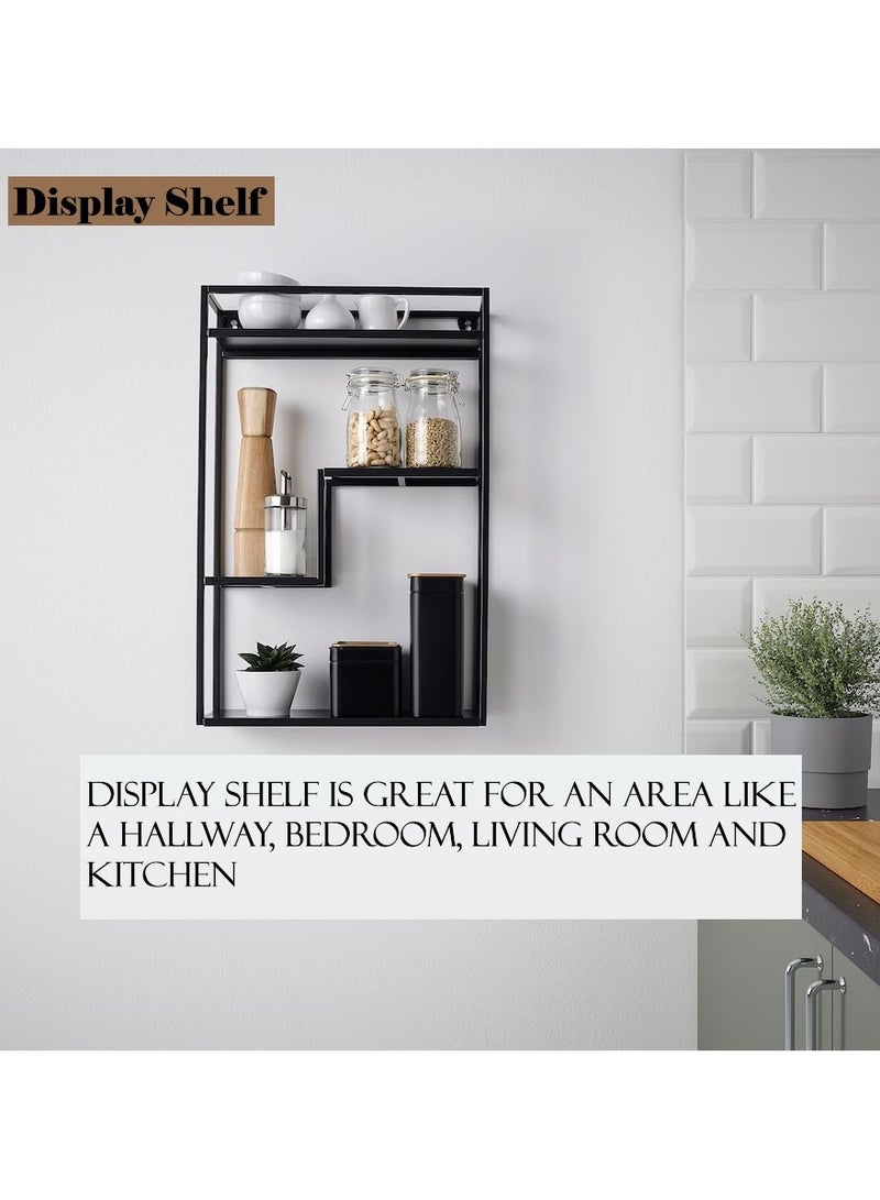 Generic Display Mounted Shelf, For Hallway, Bedroom, Living Room And Kitchen, Steel 40x60 cm  - Image 1