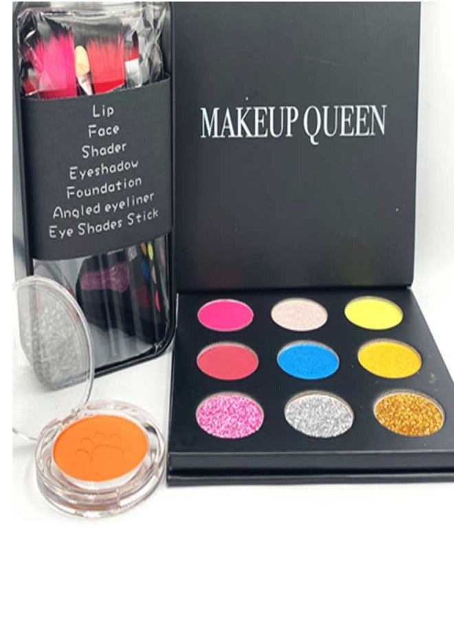 Go4Shop Girls Makeup Kit Cosmetic Beauty Set,Portable Makeup Kit with Storage Case,Washable and Nontoxic Cosmetic Toys for Little Girls - Image 3