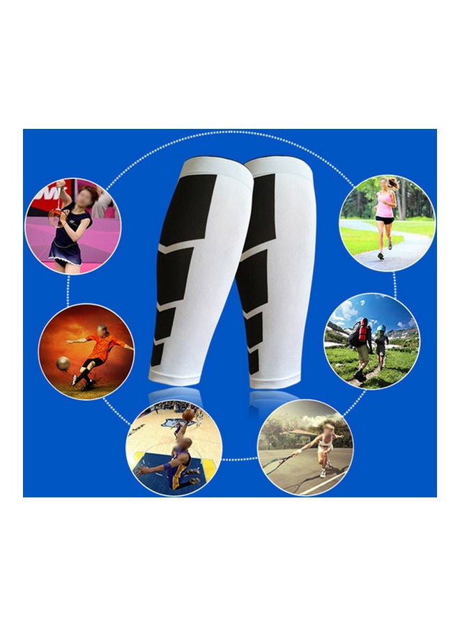 NIBEMINENT Sport Calf Brace Support Stretch Sleeve Unisex Compression Leg Protector 20 x 10 20cm - Image 4