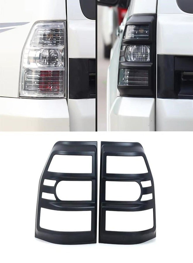 Generic Mitsubishi Pajero Taillight cover, Taillamp Cover Frame for Pajero 2008-2023 Gen4 Lwb Models, Set of 2, Black  - Image 4