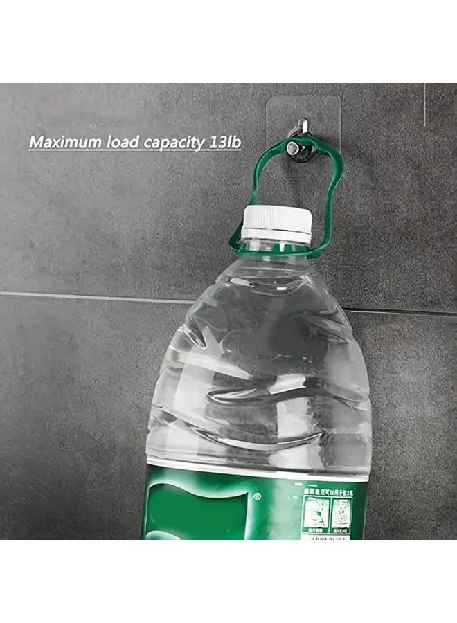 12pcs Self Adhesive Wall Hooks 13 lbs Capacity No Nail Damage Free Installation - Image 5