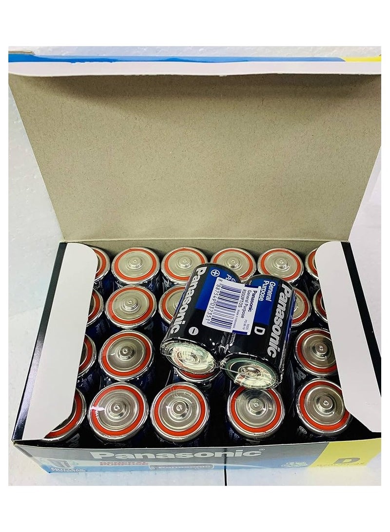 Panasonic General Purpose D Size Battery (Box 24 Pieces) - Image 2