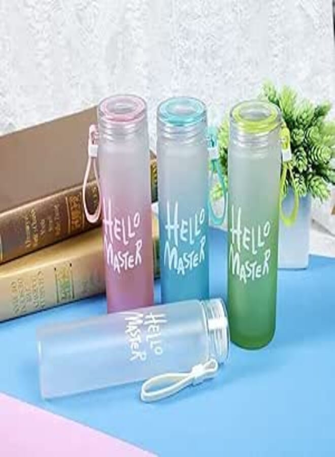 Spaceshoop Acrylic Water Bottle Trend Hello Master For School & Work, 500ml